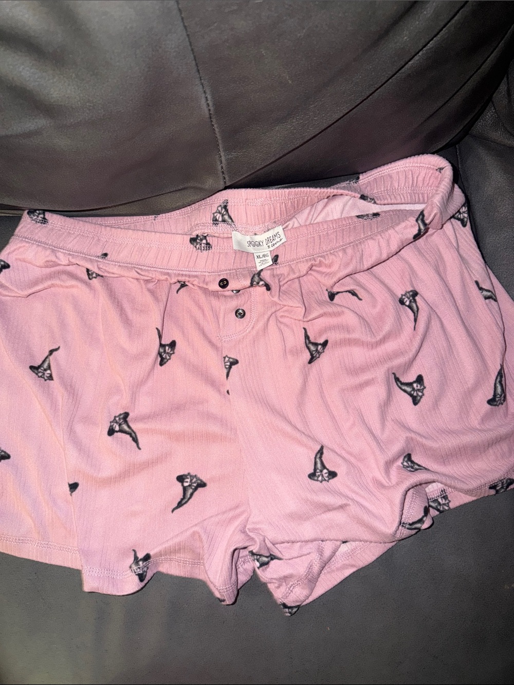 Pink Printed Knit Sleep Shorts - Women Intimates XL como designer new